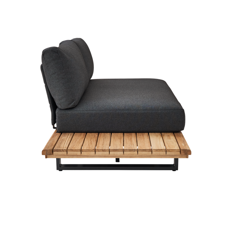Canapé Sirokos 2 places pour Corner Anthracite - NATERIAL - 90339821