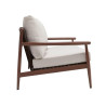Canapé Retro 2 places en aluminum Beige/Marron - NATERIAL - 86549112