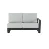 Canapé de jardin Athena 2 places côté droit en aluminium Gris - NATERIAL - 86549116