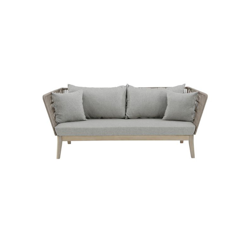 Canapé de jardin Soho Heritage 2 places Gris - NATERIAL - :100158086