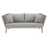 Canapé de jardin Soho Heritage 2 places Gris - NATERIAL - :100158086