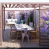 Canapé de jardin Soho Heritage 2 places Gris - NATERIAL - :100158086