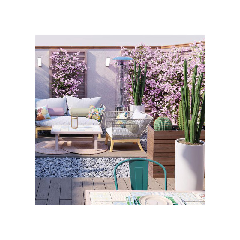 Canapé de jardin Soho Heritage 2 places Gris - NATERIAL - :100158086