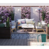 Canapé de jardin Soho Heritage 2 places Gris - NATERIAL - :100158086