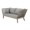 Canapé de jardin Soho Heritage 2 places Gris - NATERIAL - :100158086