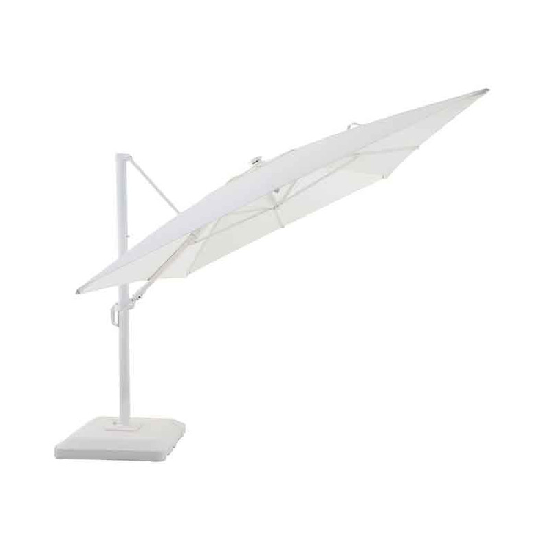 Parasol déporté Sonora II 280x390 cm Blanc - NATERIAL - 86549062