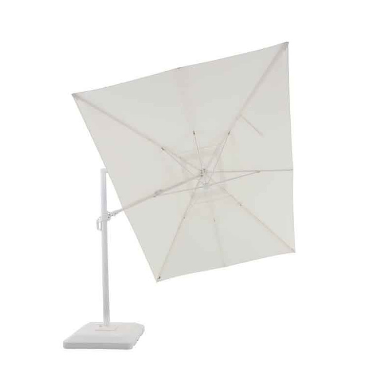 Parasol déporté Sonora II 280x390 cm Blanc - NATERIAL - 86549062