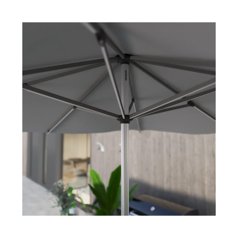 Parasol Sonora carré 285x285 cm Blanc - NATERIAL - 83719361