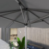 Parasol Sonora carré 285x285 cm Blanc - NATERIAL - 83719361