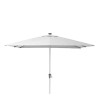 Parasol Sonora carré 285x285 cm Blanc - NATERIAL - 83719361