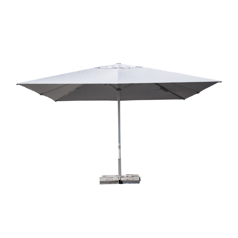 Parasol Sombra 4x4 m Gris - NATERIAL - 86549072