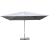 Parasol Sombra 4x4 m Gris - NATERIAL - 86549072
