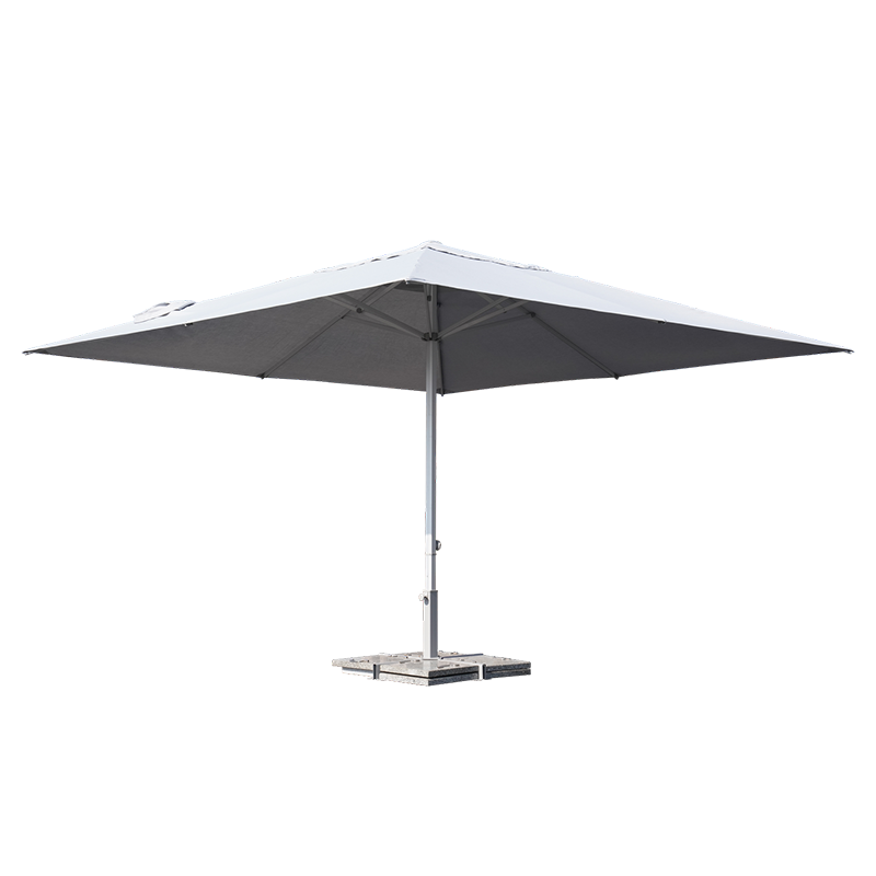 Parasol Sombra 4x4 m Gris - NATERIAL - 86549072