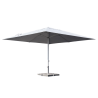 Parasol Sombra 4x4 m Gris - NATERIAL - 86549072