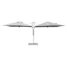 Parasol double Sombra 3x3 Gris - NATERIAL - 86549100