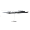 Parasol double Sombra 3x3 Gris - NATERIAL - 86549100