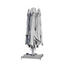 Parasol quadruple Sombra 620x620cm Gris - NATERIAL - 86549058