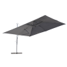 Parasol déporté Sombra 4x4 m Gris - NATERIAL - 86549095