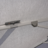 Parasol déporté Sombra 4x4 m Gris - NATERIAL - 86549095