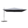 Parasol déporté Sombra 4x4 m Gris - NATERIAL - 86549095