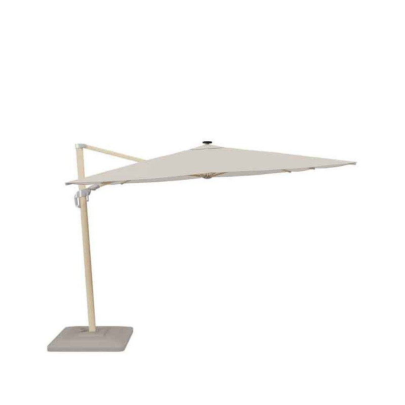 Parasol déporté Sonora II 391x282 cm Blanc - NATERIAL - 87100484