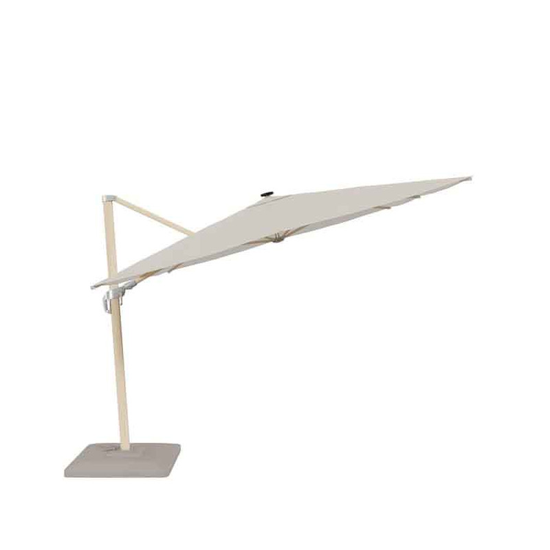 Parasol déporté Sonora II 391x282 cm Blanc - NATERIAL - 87100484