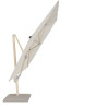 Parasol déporté Sonora II 391x282 cm Blanc - NATERIAL - 87100484