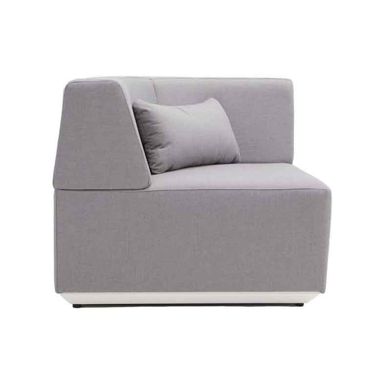 Module de coin Neptune en aluminium Gris - NATERIAL - 86549083