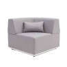 Module de coin Neptune en aluminium Gris - NATERIAL - 86549083