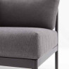 Module corner Idunn en aluminium et olefin Noir - NATERIAL