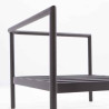 Module corner Idunn en aluminium et olefin Noir - NATERIAL
