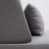 Module Neptune 1 personne en aluminium Blanc /Coussin Gris - NATERIAL - 86549125