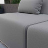 Module Neptune 1 personne en aluminium Blanc /Coussin Gris - NATERIAL - 86549125