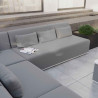 Canapé 3 places Neptune en aluminium Gris - NATERIAL - 86549103