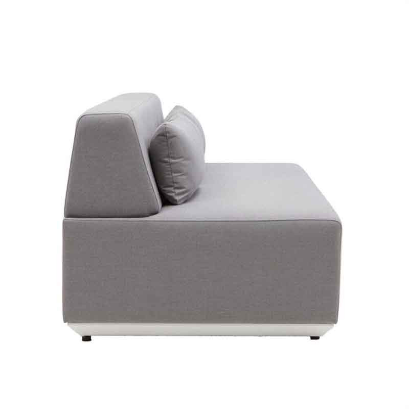 Canapé 3 places Neptune en aluminium Gris - NATERIAL - 86549103
