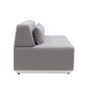 Canapé 3 places Neptune en aluminium Gris - NATERIAL - 86549103