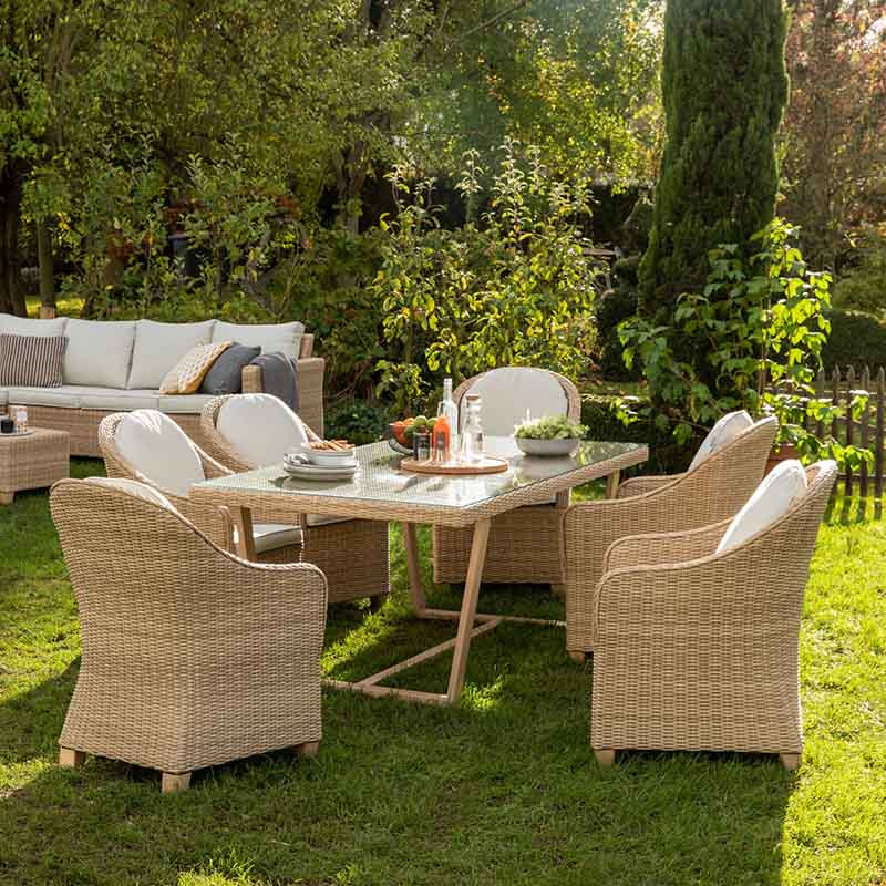Lot de 2 fauteuils Medena Beige - NATERIAL - 86135855
