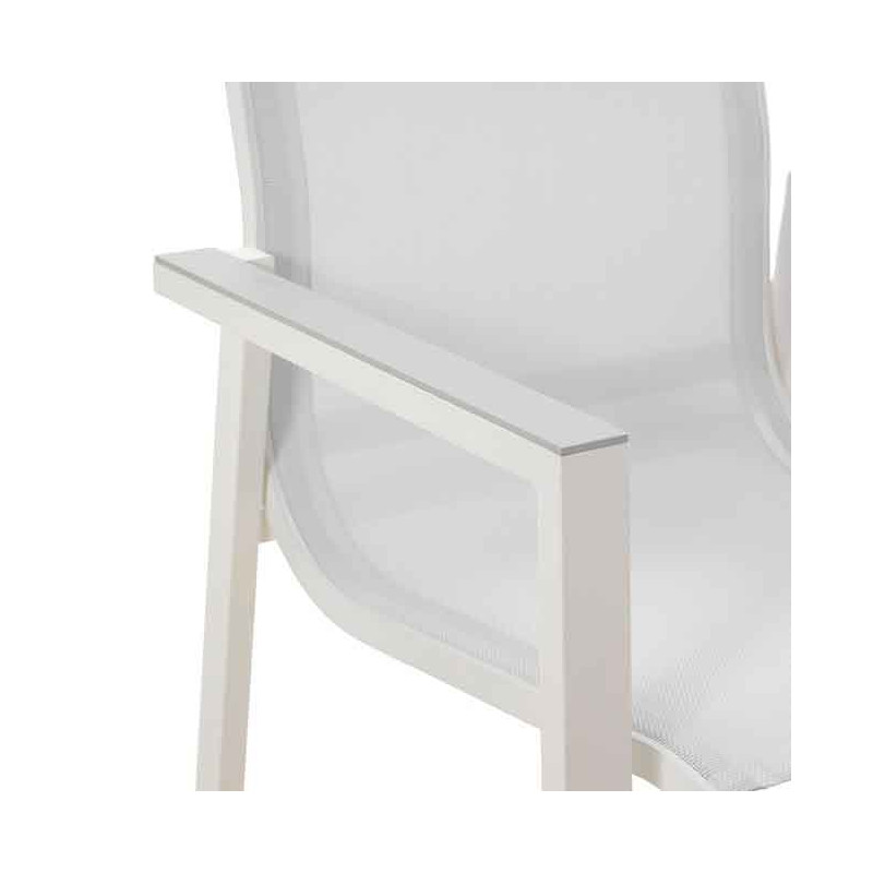 Fauteuil de jardin Odyssea Gamma Blanc - NATERIAL - 90339785
