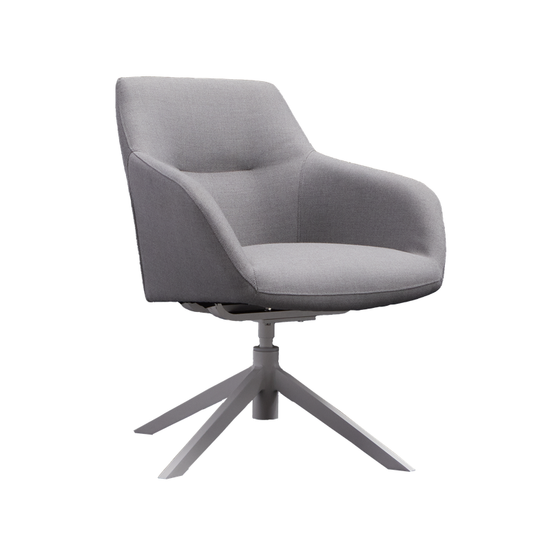 Fauteuil haut ajustable Neptune Blanc/Gris - NATERIAL - 86549038