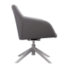 Fauteuil haut ajustable Neptune Blanc/Gris - NATERIAL - 86549038