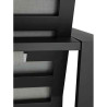 Fauteuil Athena en aluminium avec coussin Gris - NATERIAL - 86549128