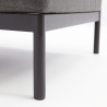 Fauteuil Idunn en aluminium et olefin Noir - NATERIAL - 86545477
