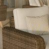 Fauteuil bas de jardin Nerea en résine tressée - NATERIAL - 86545440