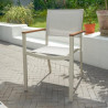 Fauteuil de jardin Oris en aluminium Blanc - NATERIAL - 90339791