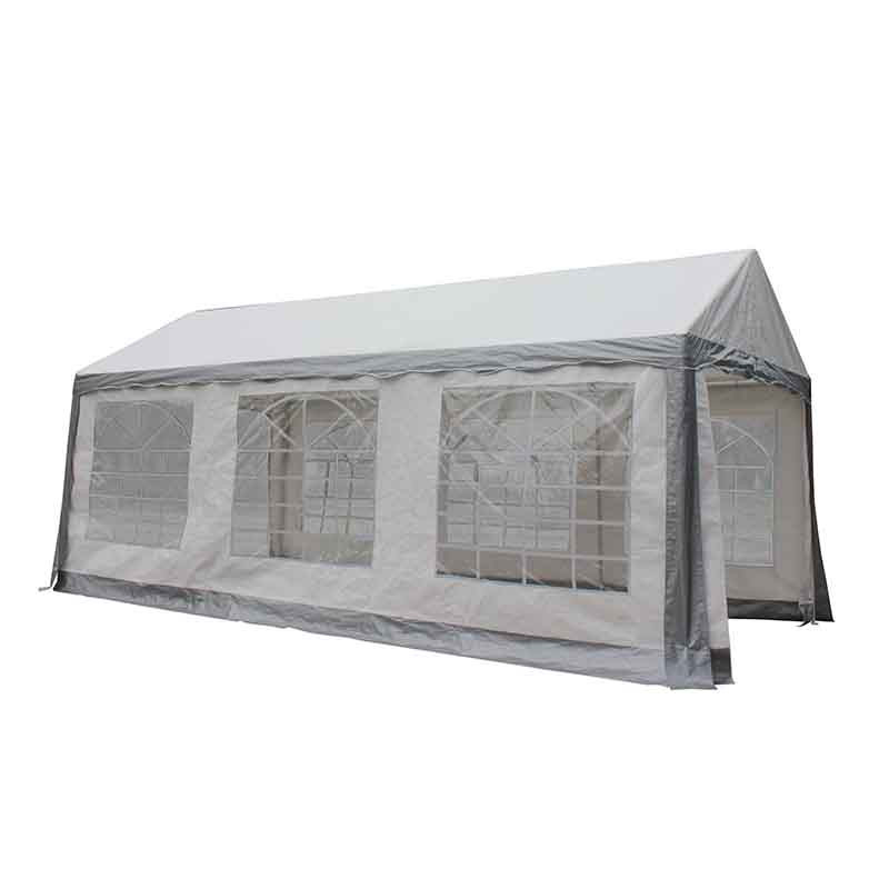 Tonnelle Party Steel 3x6 m Blanc - NATERIAL