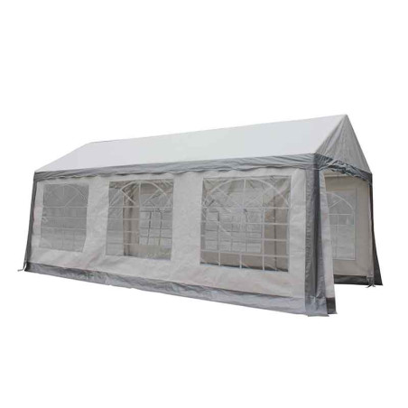 Tonnelle Party Steel 3x6 m Blanc - NATERIAL