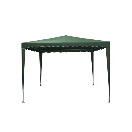 Tente Pico en acier et polyester 3x3 m Vert foncé - NATERIAL