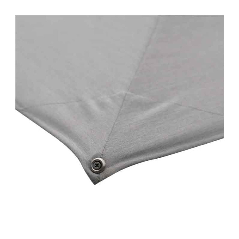 Parasol déporté rectangulaire Sombra Gris - NATERIAL - 83719278