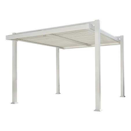 Pergola modulaire Persea en aluminium 320x360 cm Blanc - NATERIAL - 82232742