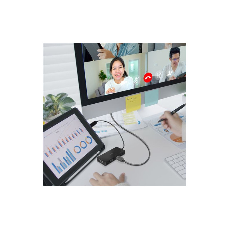 Adaptateur USB -C vers Vidéo - BELKIN - CABLEAVC003BTBKBEL